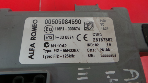 Caixa fusíveis / SAM / BSI ALFA ROMEO Mito (955_) Imagem-3