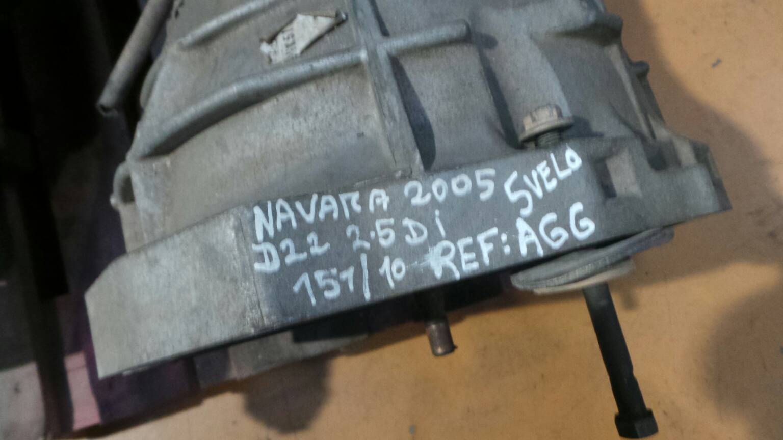 Caja de cambios manual NISSAN Navara Pick Up Chassis (D22) Imagem-5