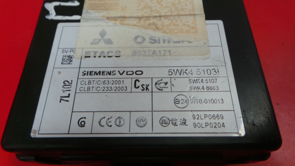 Boîte de fusibles / SAM / BSI MITSUBISHI Colt VI (Z3_A, Z2_A) Imagem-3