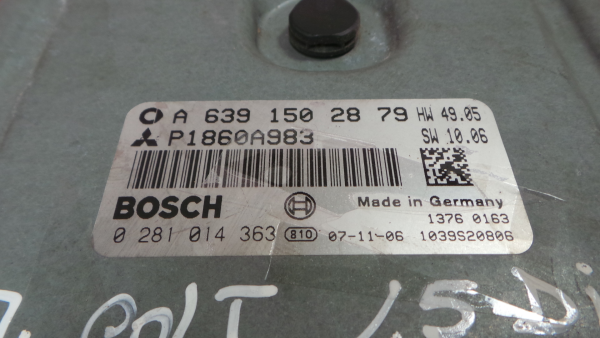 Calculateur /  Unité de contrôle moteur MITSUBISHI Colt VI (Z3_A, Z2_A) Imagem-2