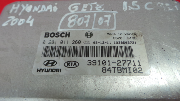 Calculateur /  Unité de contrôle moteur HYUNDAI Getz (TB) Imagem-2