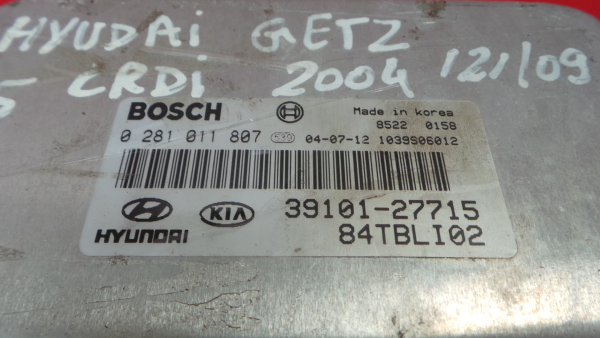 Calculateur /  Unité de contrôle moteur HYUNDAI Getz (TB) Imagem-2