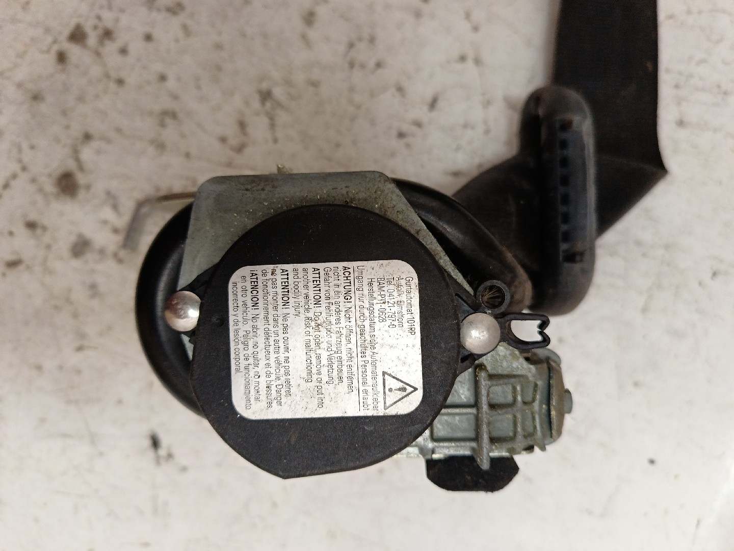 Left front seatbelt pretensioner OPEL Corsa D Imagem-3