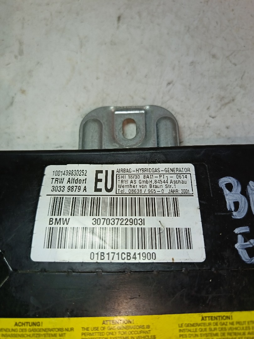 Airbag lateral frente esquerda BMW 3 (E46) Imagem-3