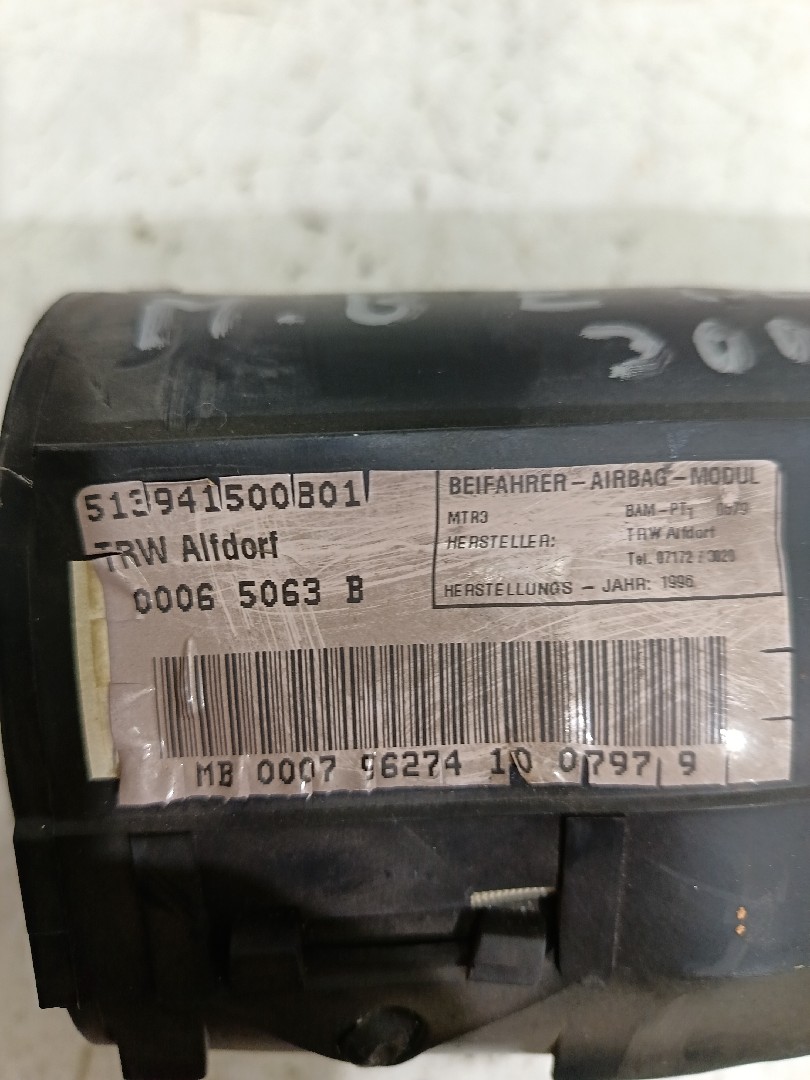 Airbag passageiro MERCEDES-BENZ Classe E (W210) Imagem-2