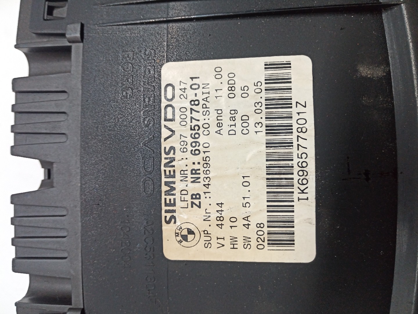 Quadrante / painel de instrumentos BMW 3 (E90) Imagem-3