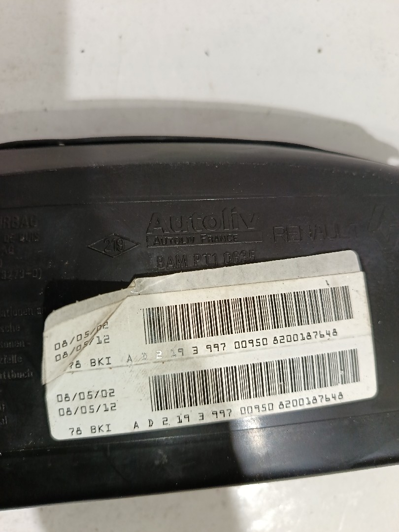 Right Seat Airbag RENAULT Clio II (BB0/1/2_, CB0/1/2_) Imagem-2