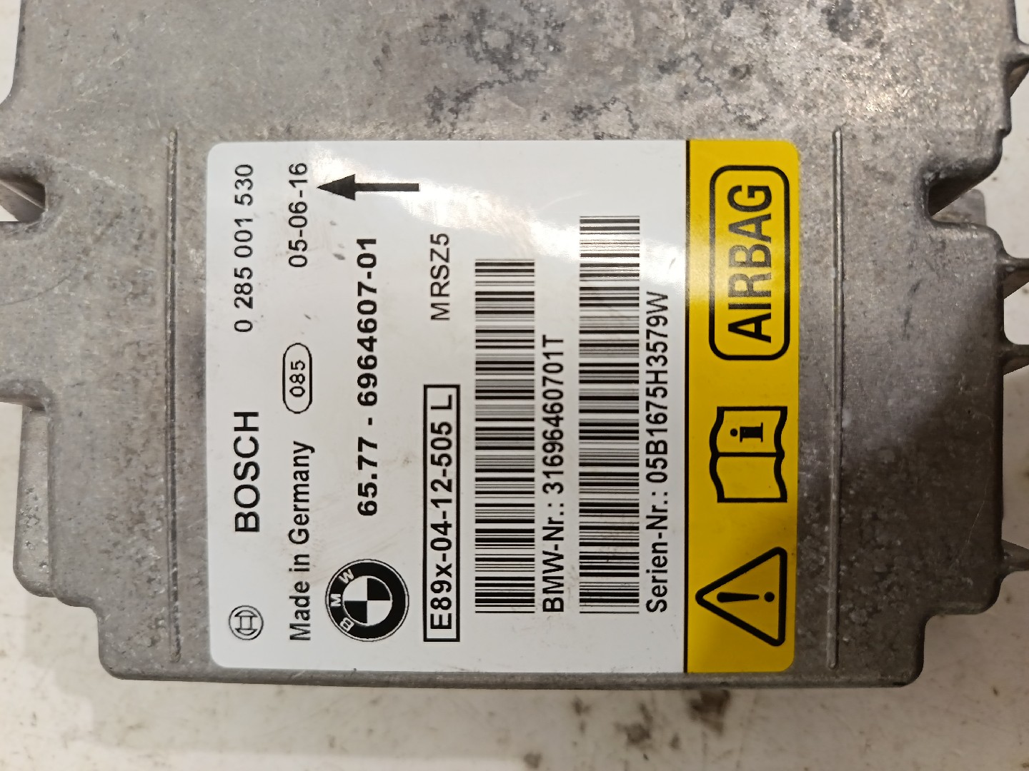 Centralina airbag BMW 1 (E87) Imagem-3
