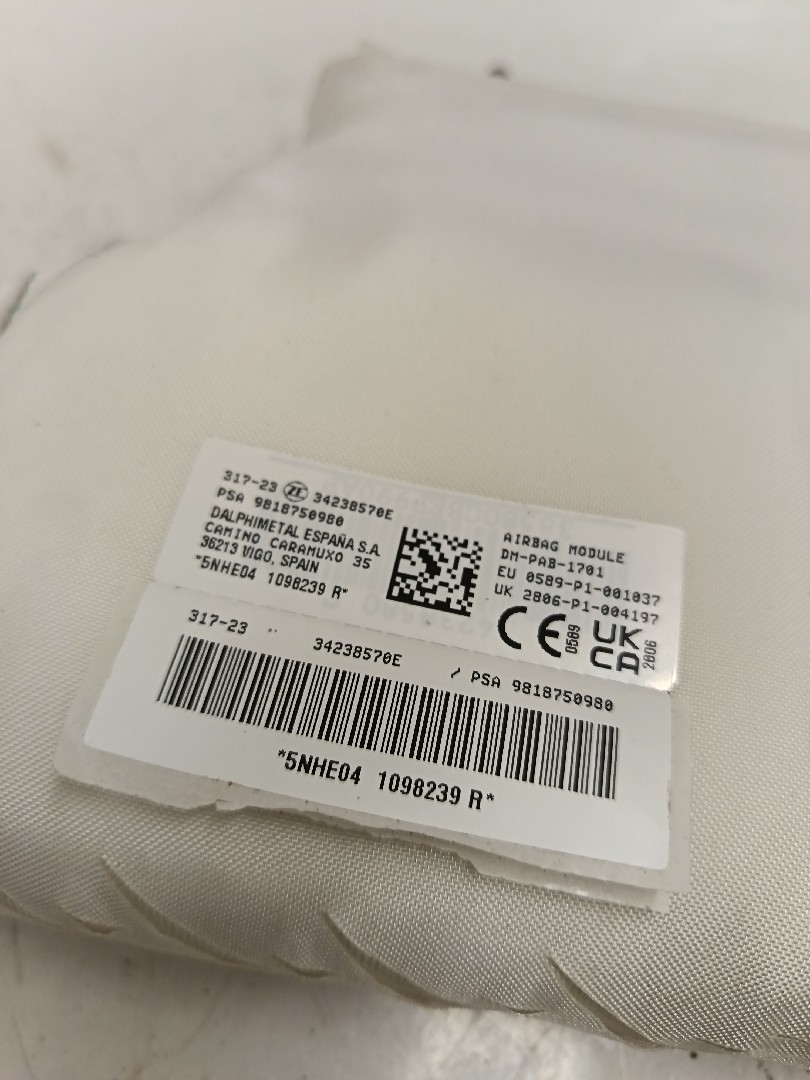 Airbag passageiro CITROËN Berlingo (K9) Imagem-2