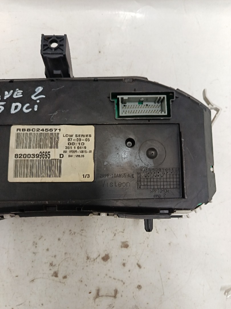 Quadrante / painel de instrumentos RENAULT Megane II Société (KM0/2_) Imagem-2