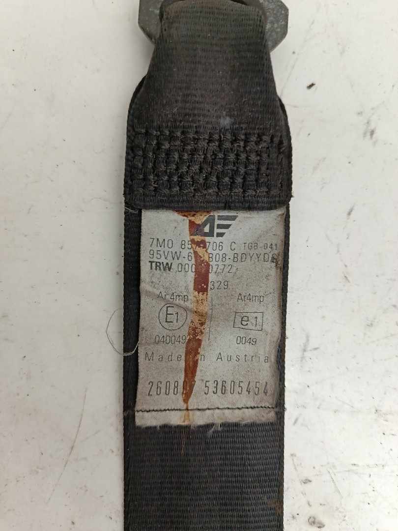 Pré-tensor cinto frente direito VOLKSWAGEN Sharan (7M) Imagem-2