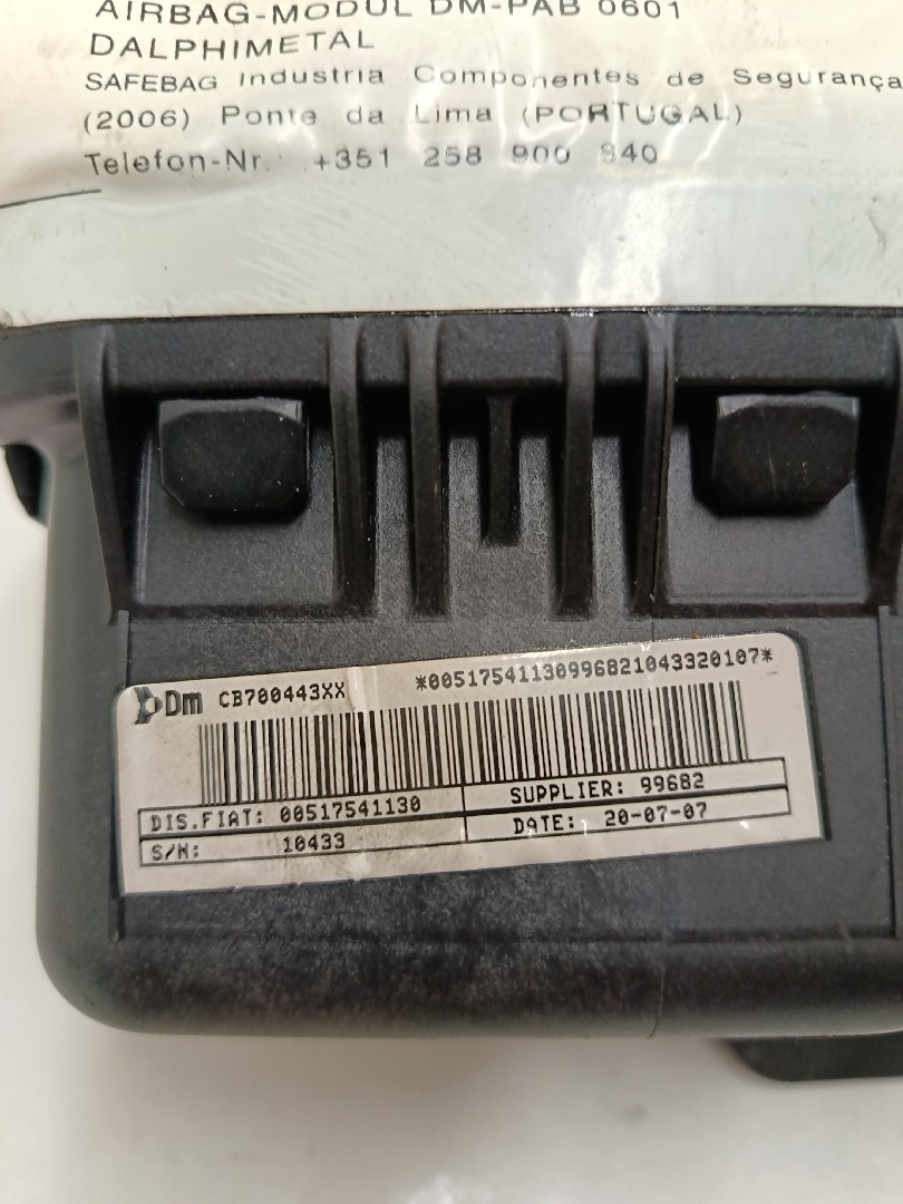 Airbag passageiro FIAT Grande Punto Van (199_) Imagem-4