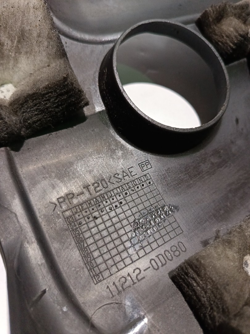 Cobertura do motor / blindagem superior do motor TOYOTA Avensis Liftback (_T25_) Imagem-2