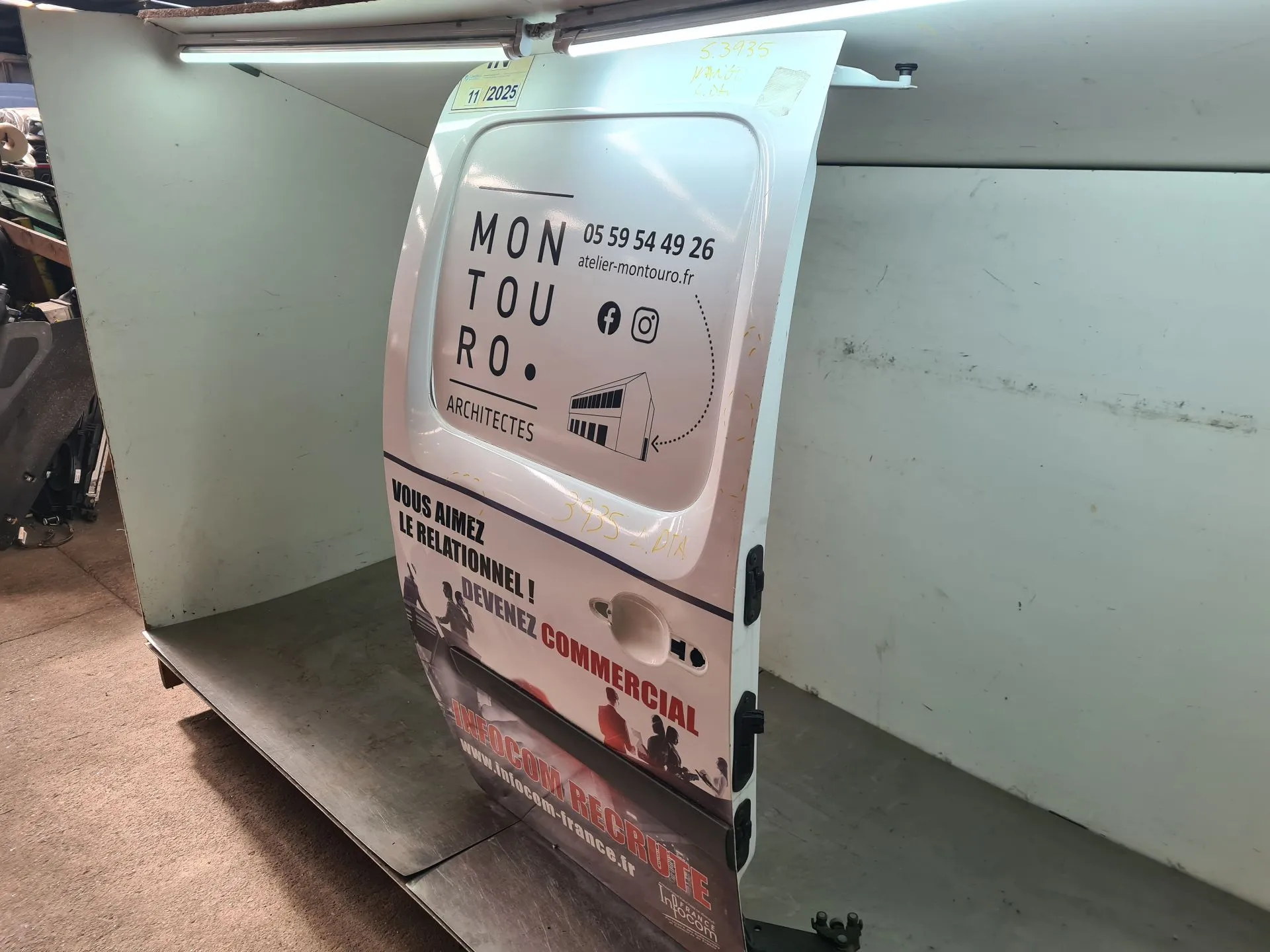 Porte coulissante Droite RENAULT Kangoo Express (FW0/1_) Imagem-3