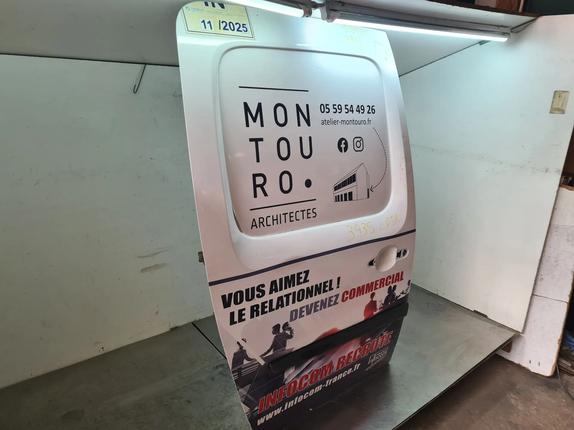 Porte coulissante Droite RENAULT Kangoo Express (FW0/1_) Imagem-2