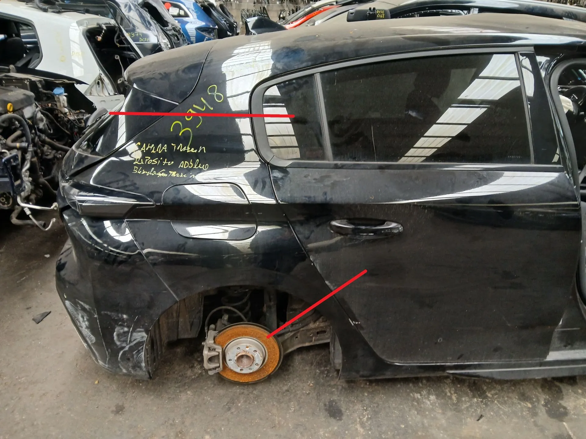 Painel trás direito PEUGEOT 308 III