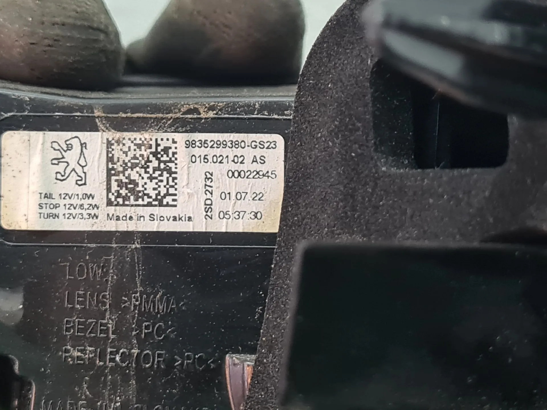 Feu arrière Droite PEUGEOT 308 III Imagem-4