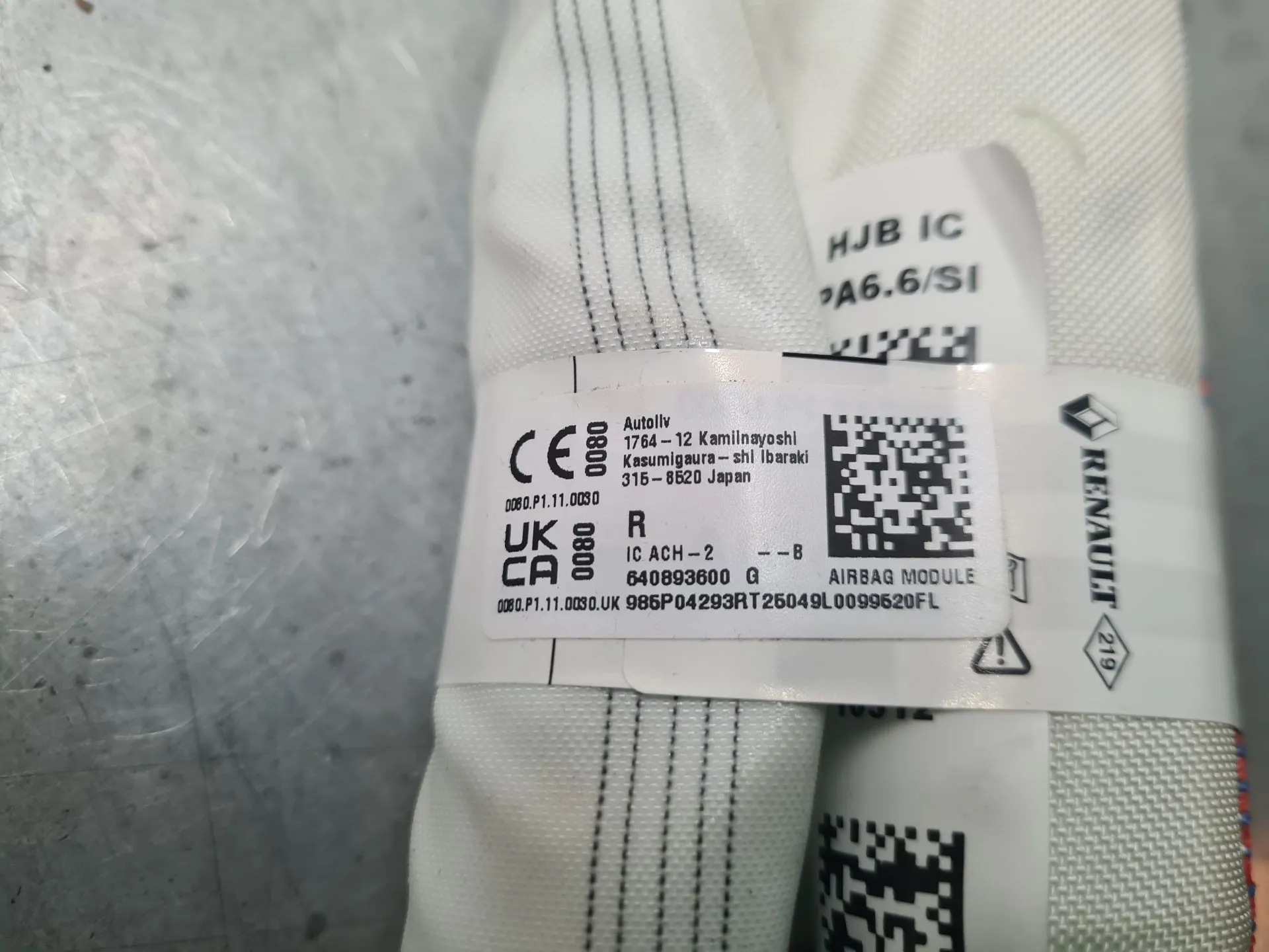 Airbag a Tendina Destra RENAULT Captur II Imagem-2