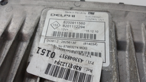 Centralina motor / ECU RENAULT Kangoo (KW0/1_) Imagem-2