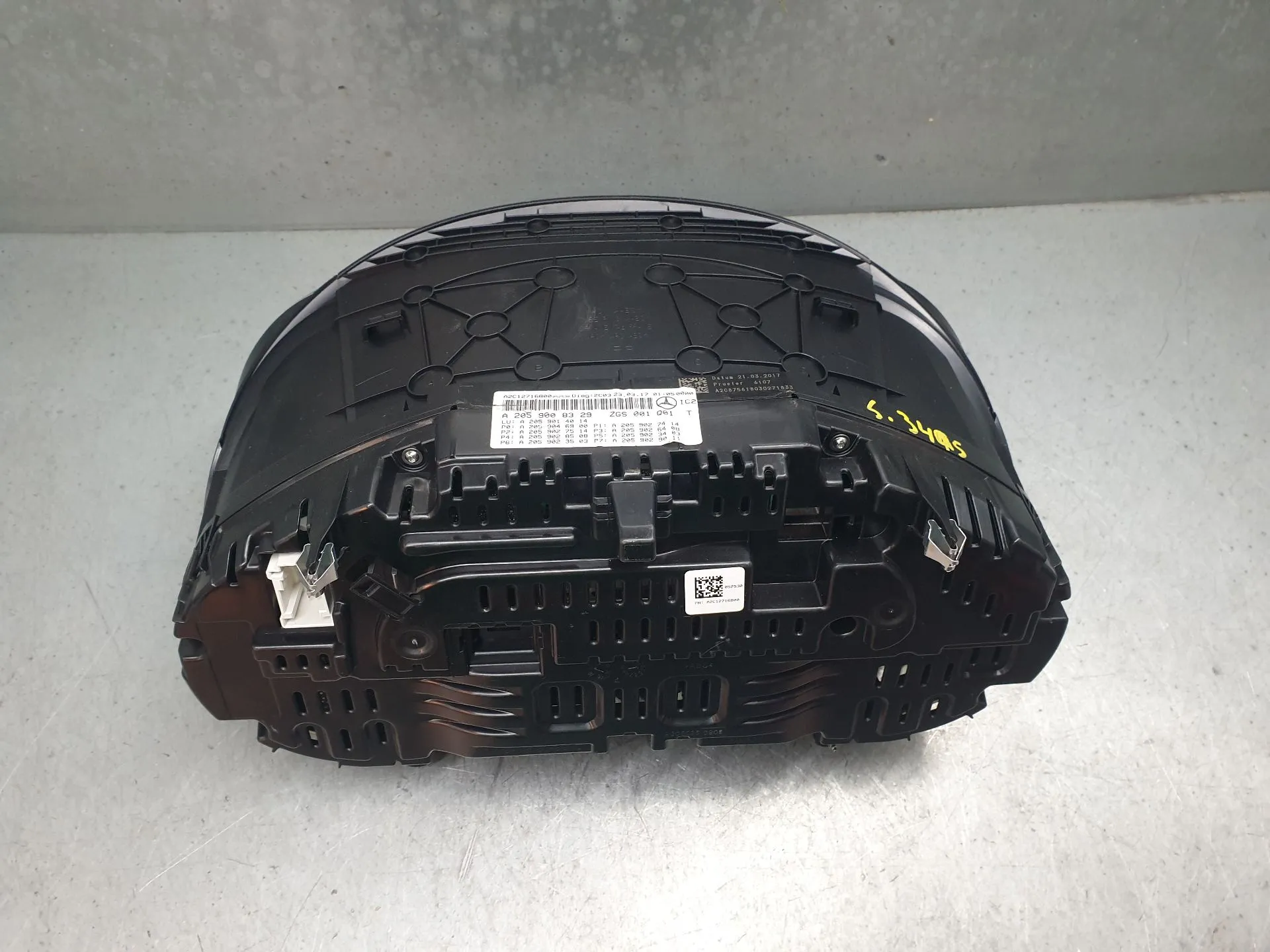 Instrument cluster MERCEDES-BENZ Classe C Coupé (C205) Imagem-3