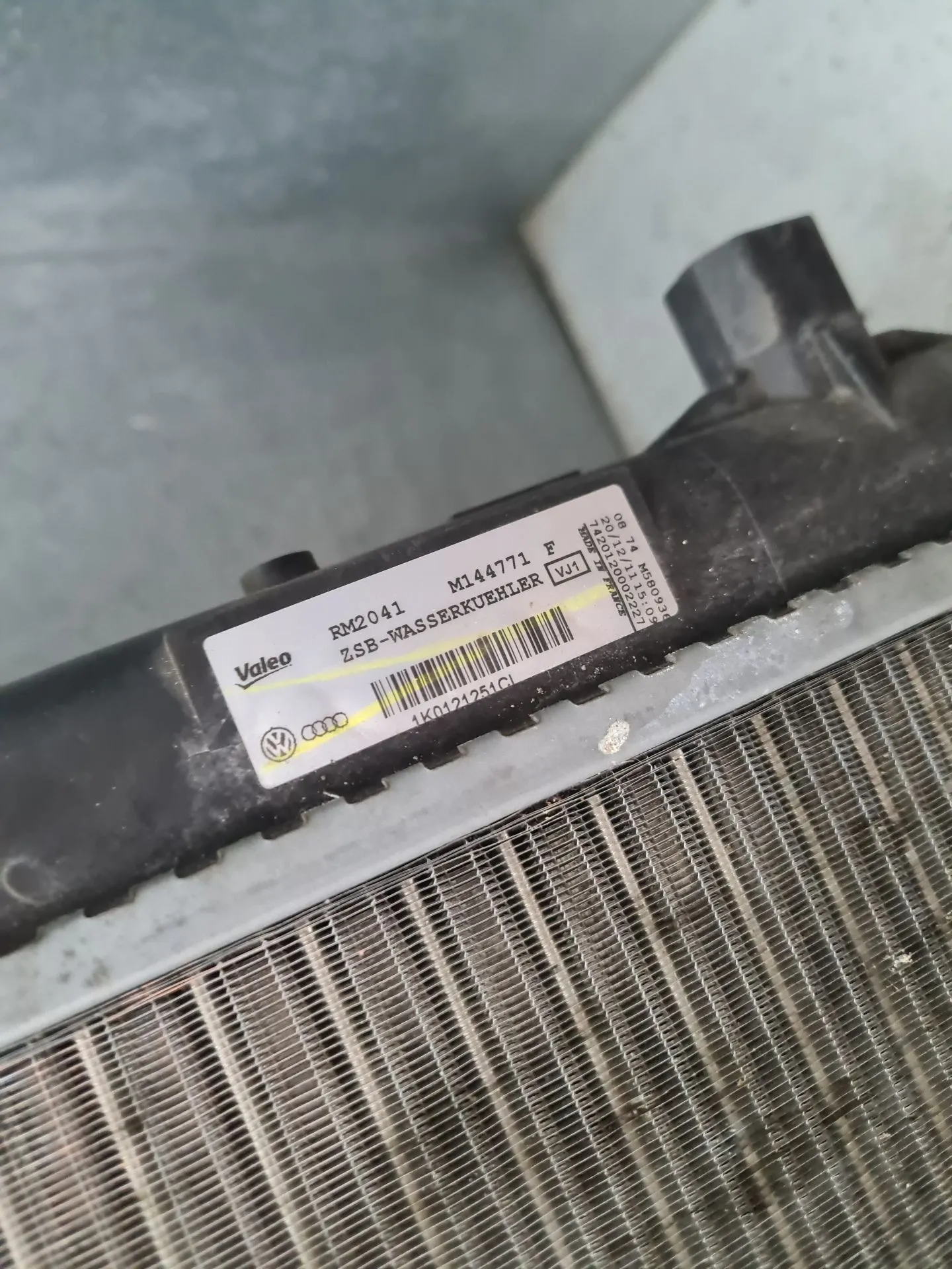 Radiador de agua VOLKSWAGEN Beetle Cabriolet (5C7, 5C8) Imagem-6