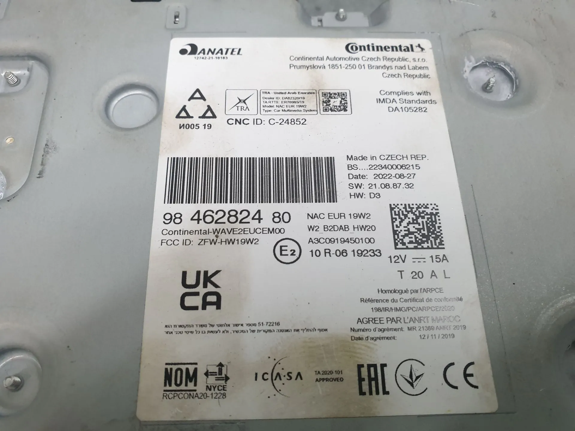 Car radio CITROËN C3 III (SX) Imagem-3