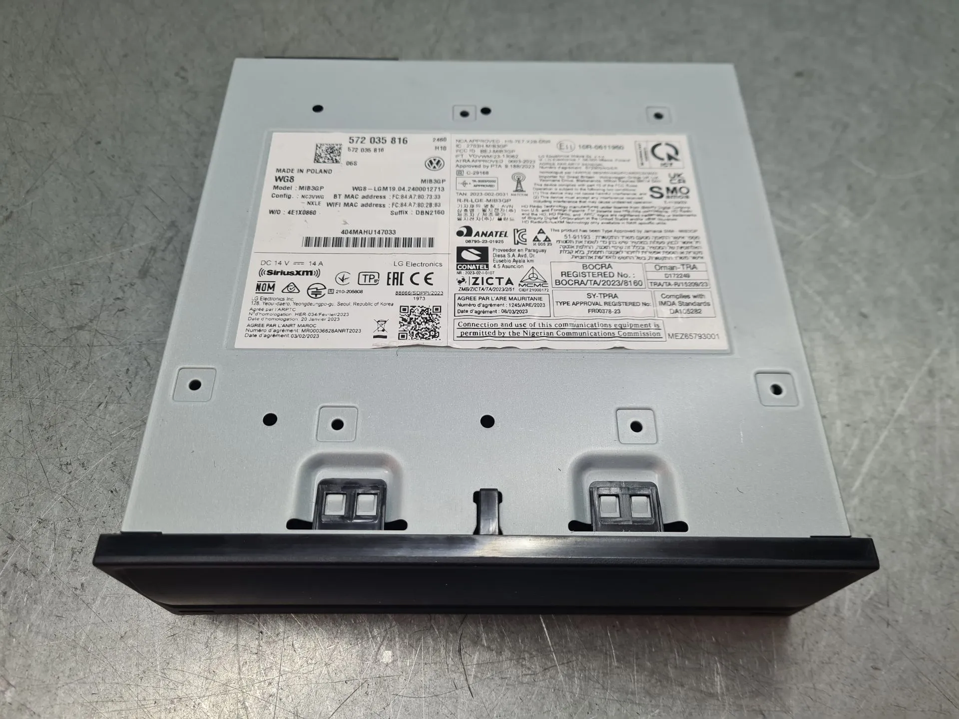 Autoradio VOLKSWAGEN Golf VIII Variant (CG5)