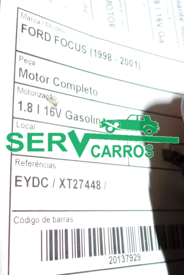 Motor completo FORD Focus I (DAW, DBW) Imagem-2