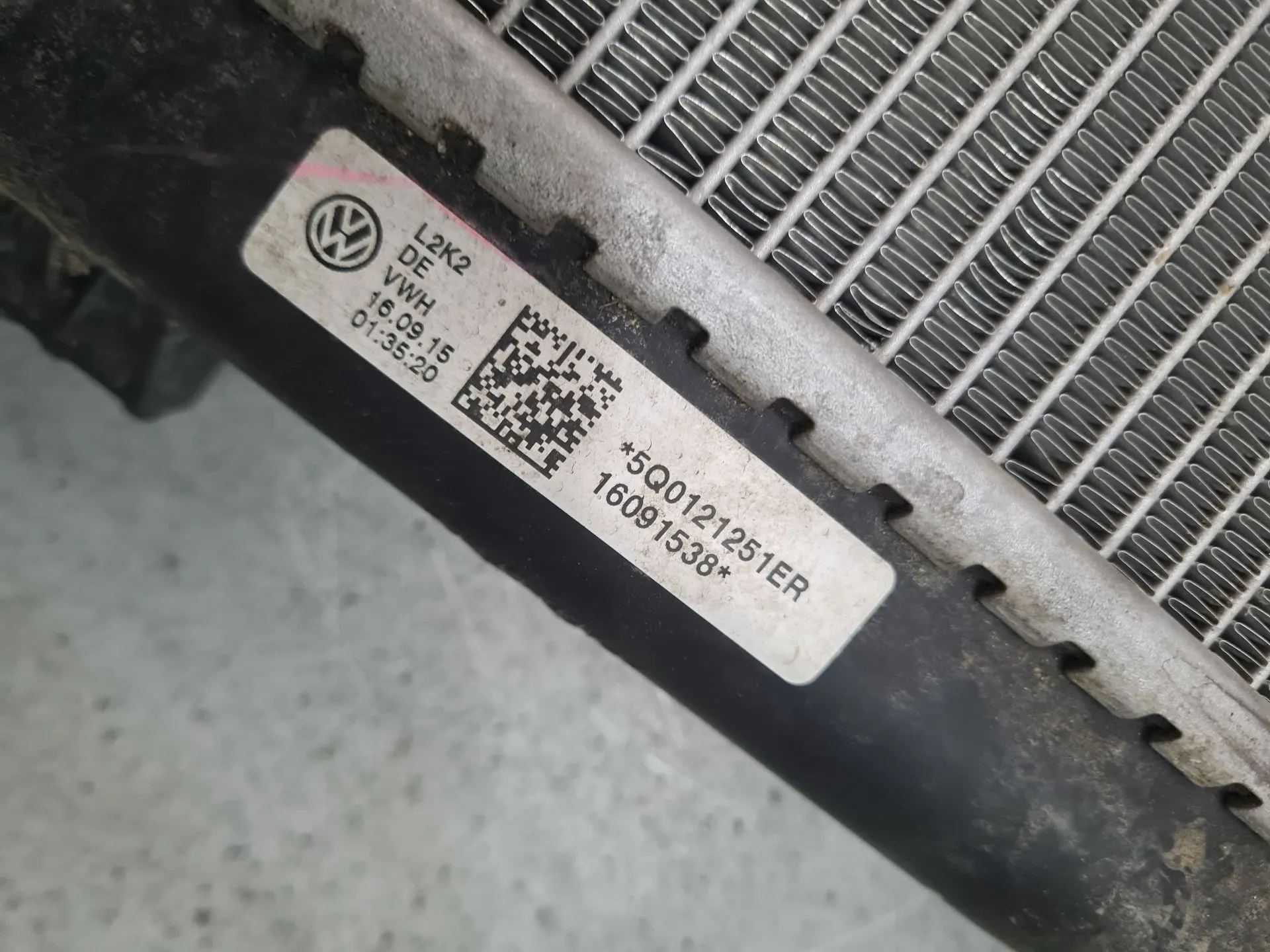 Water radiator SEAT Leon (5F1) Imagem-6