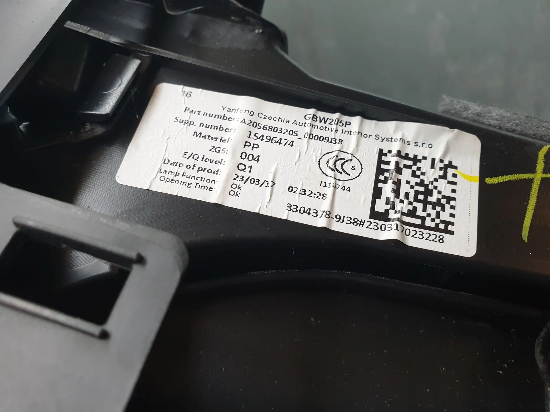 Vano portaoggetti MERCEDES-BENZ Classe C Coupé (C205) Imagem-5