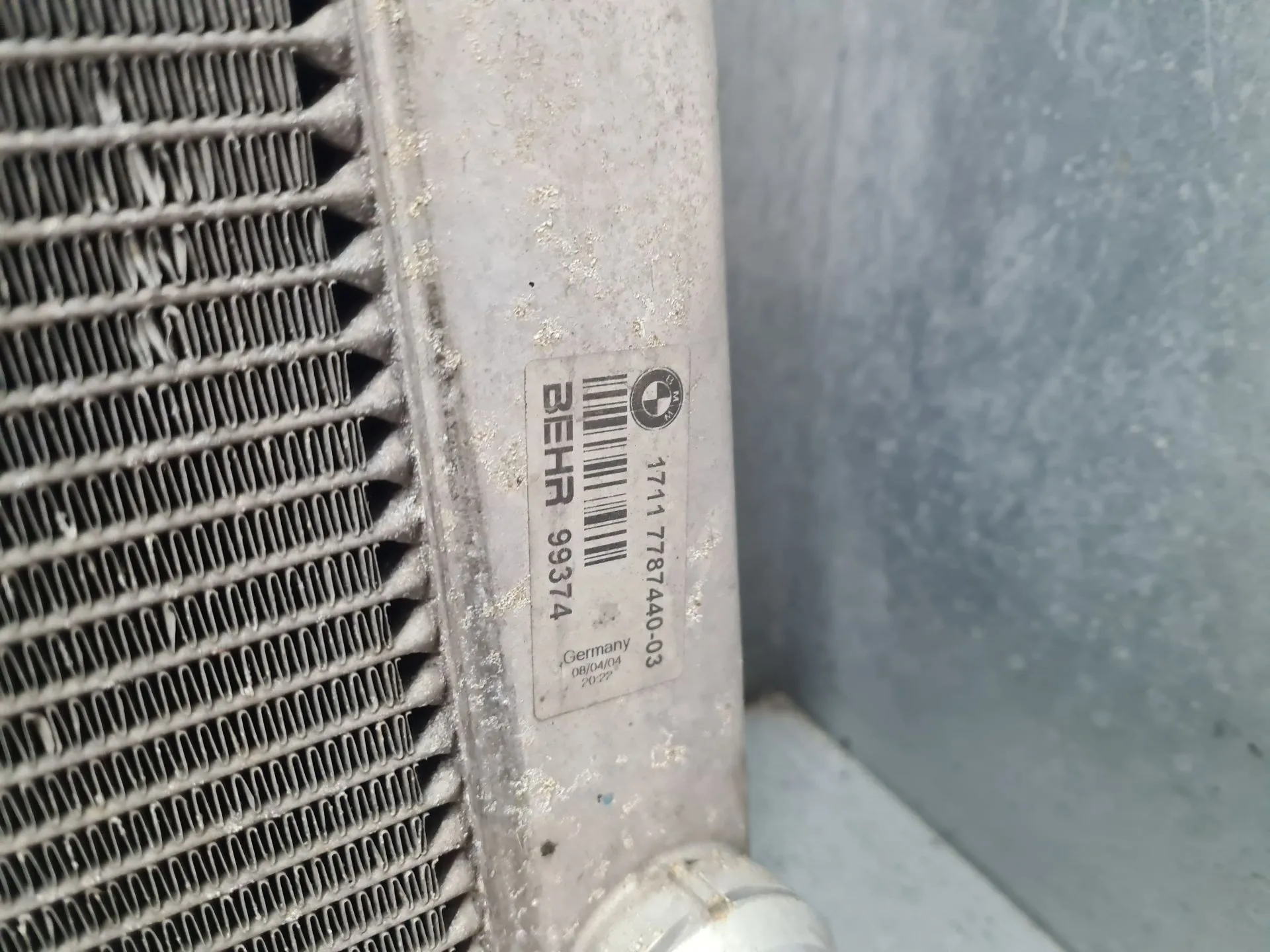 Water radiator BMW 5 (E60) Imagem-1