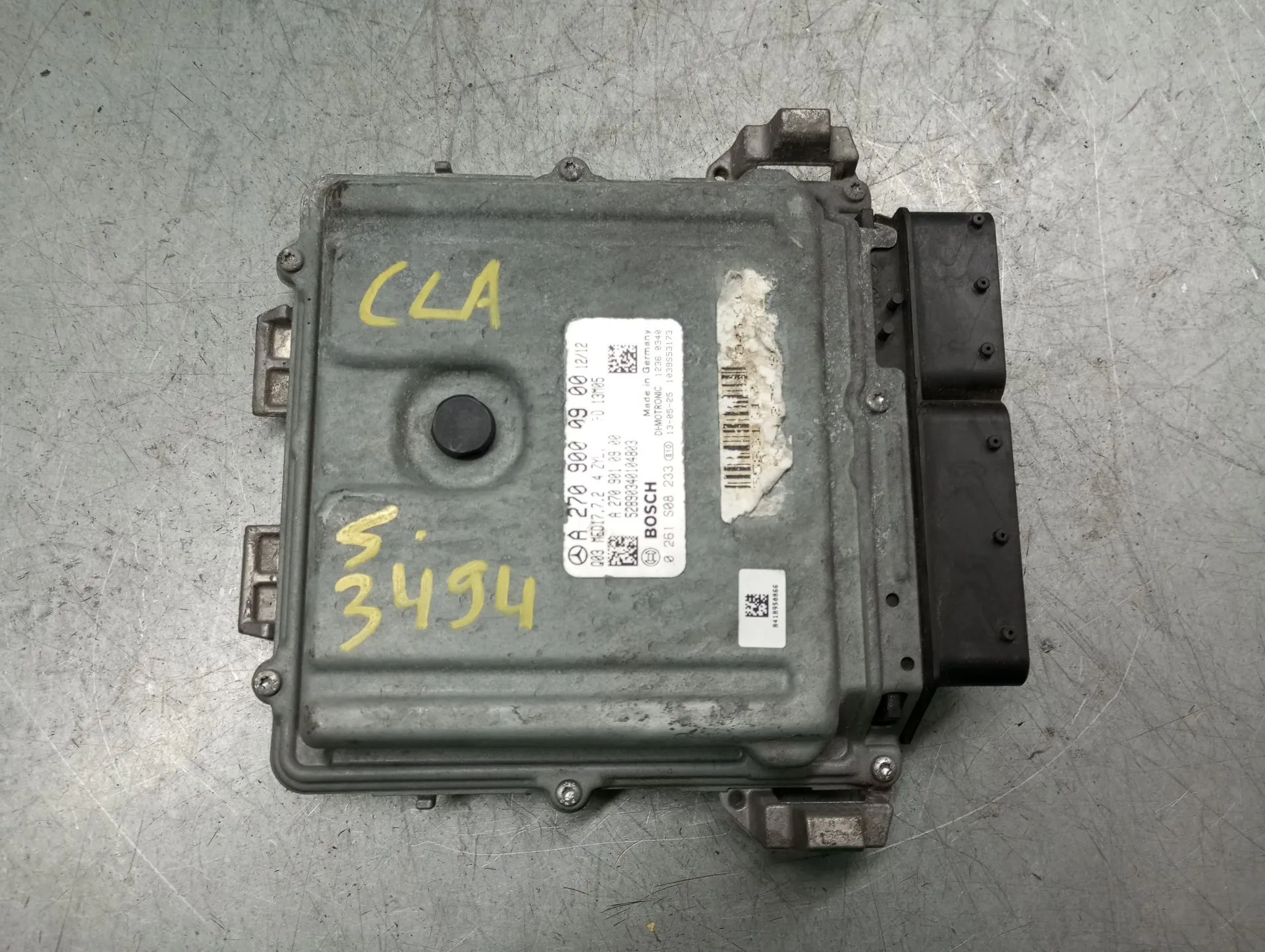 Centralina motor / ECU MERCEDES-BENZ CLA Coupé (C117)
