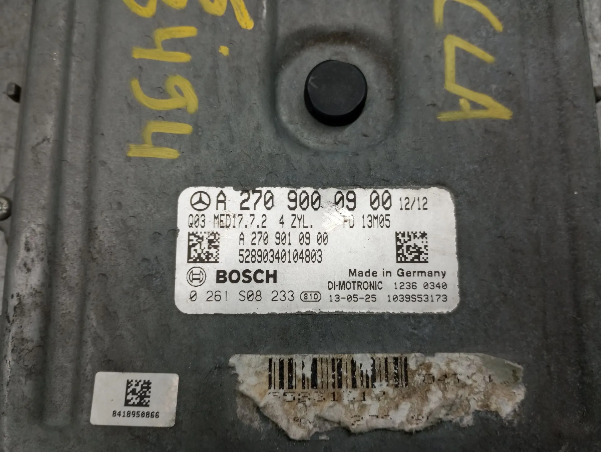 Centralina motor / ECU MERCEDES-BENZ CLA Coupé (C117) Imagem-1