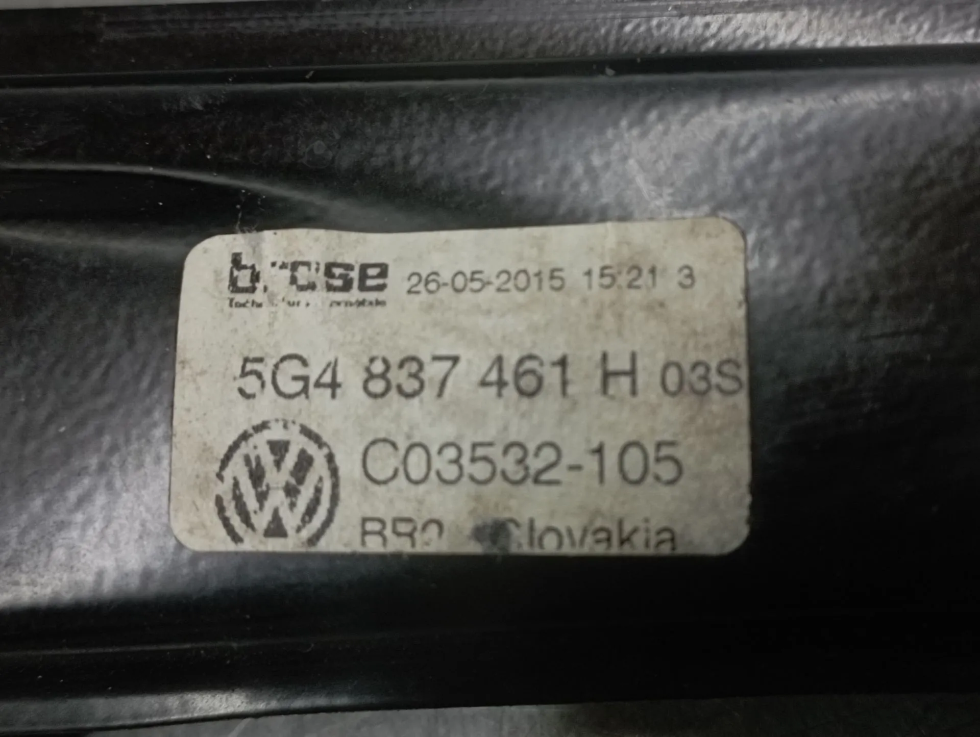 Elevalunas delantero izquierdo VOLKSWAGEN Golf VII (5G1, BQ1, BE1, BE2) Imagem-3