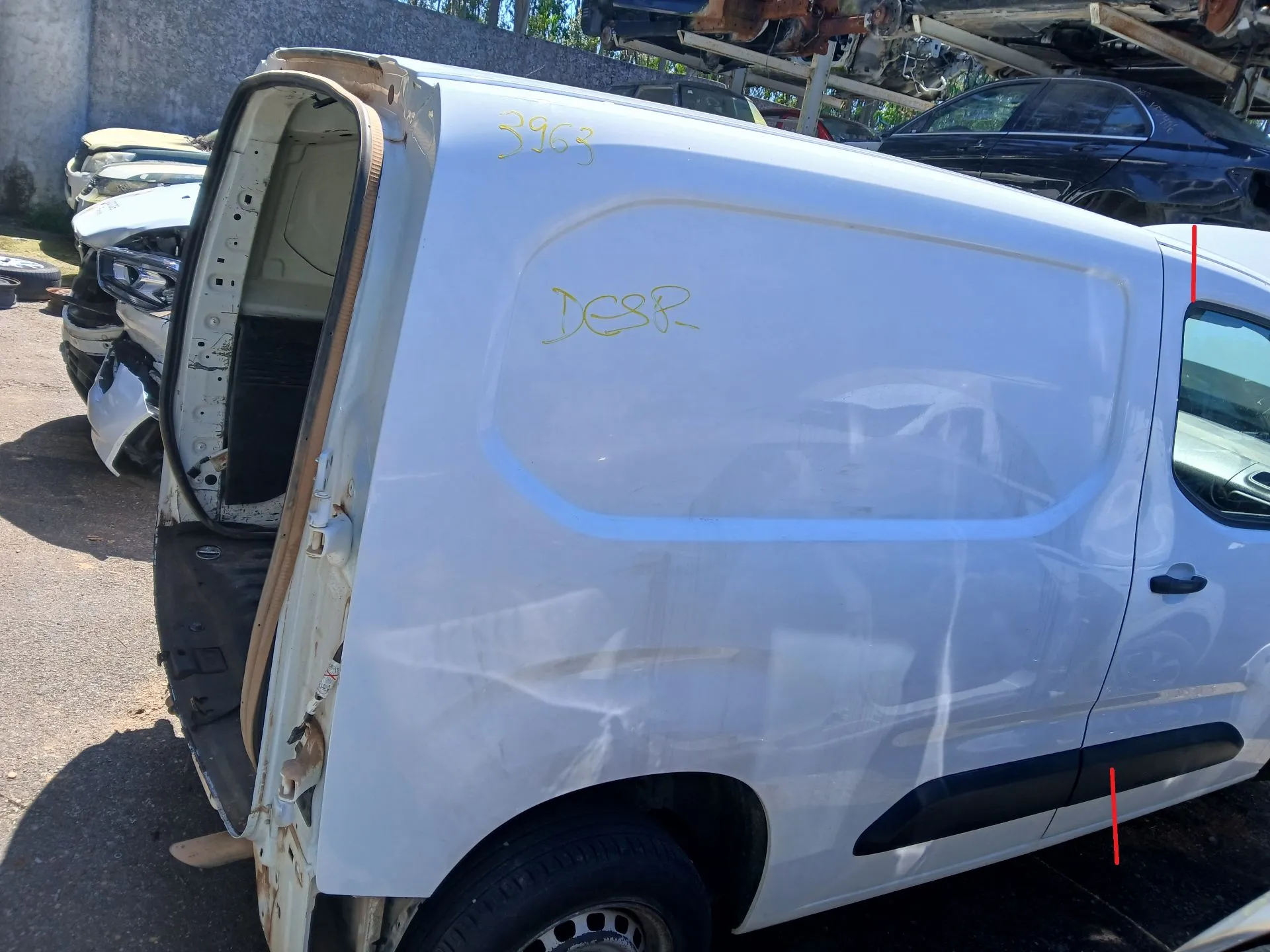 Painel trás direito CITROËN Berlingo (K9)