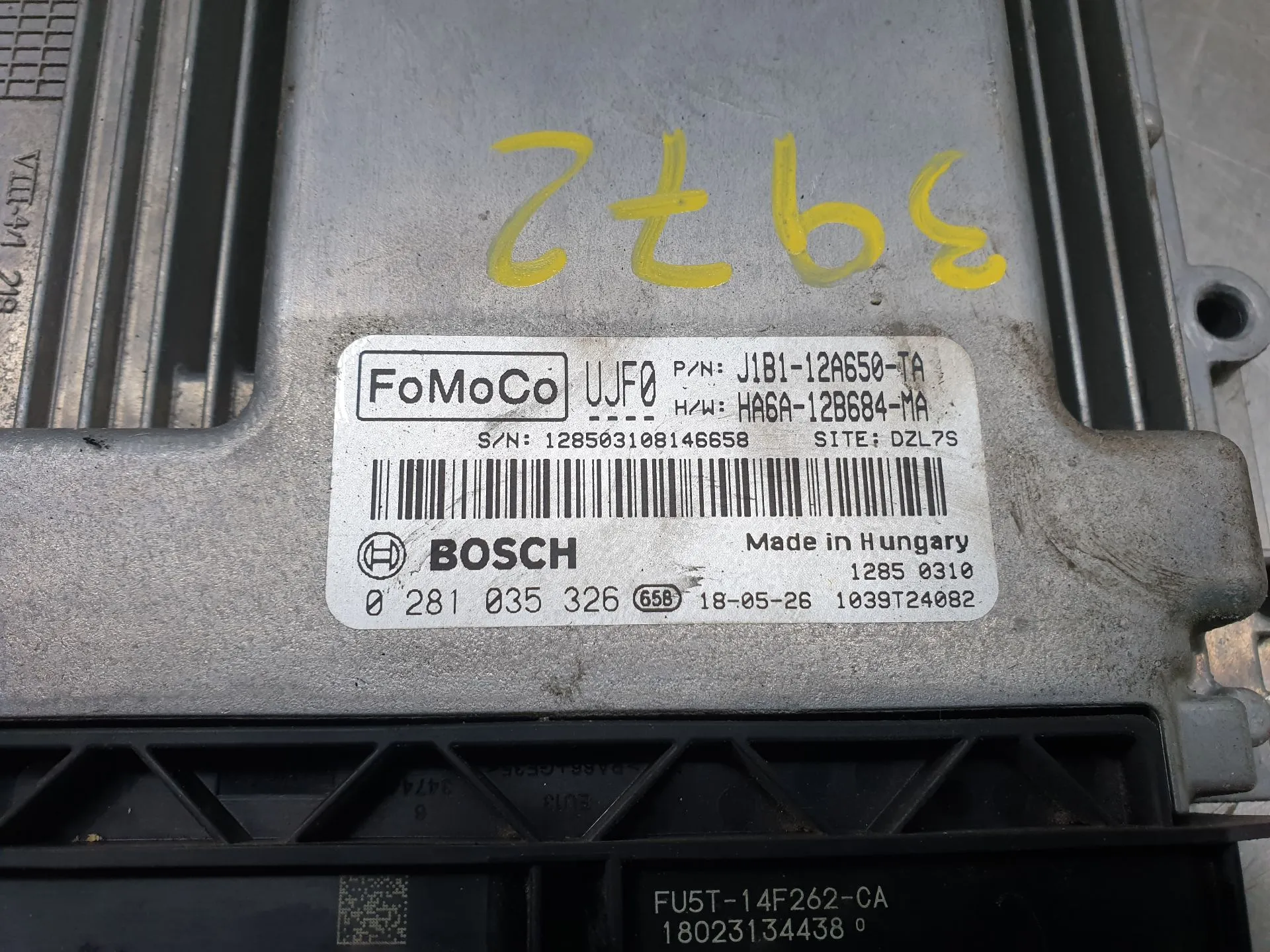 Centralina motor / ECU FORD Fiesta VII (HJ, HF) Imagem-3