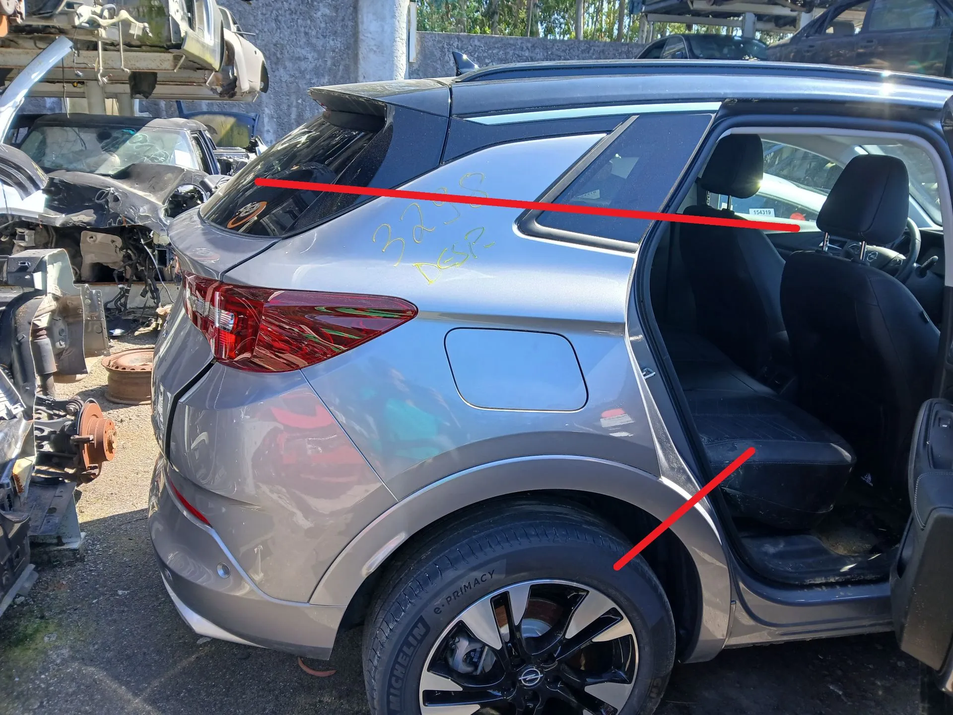 Pannello posteriore destro OPEL Grandland X (75)