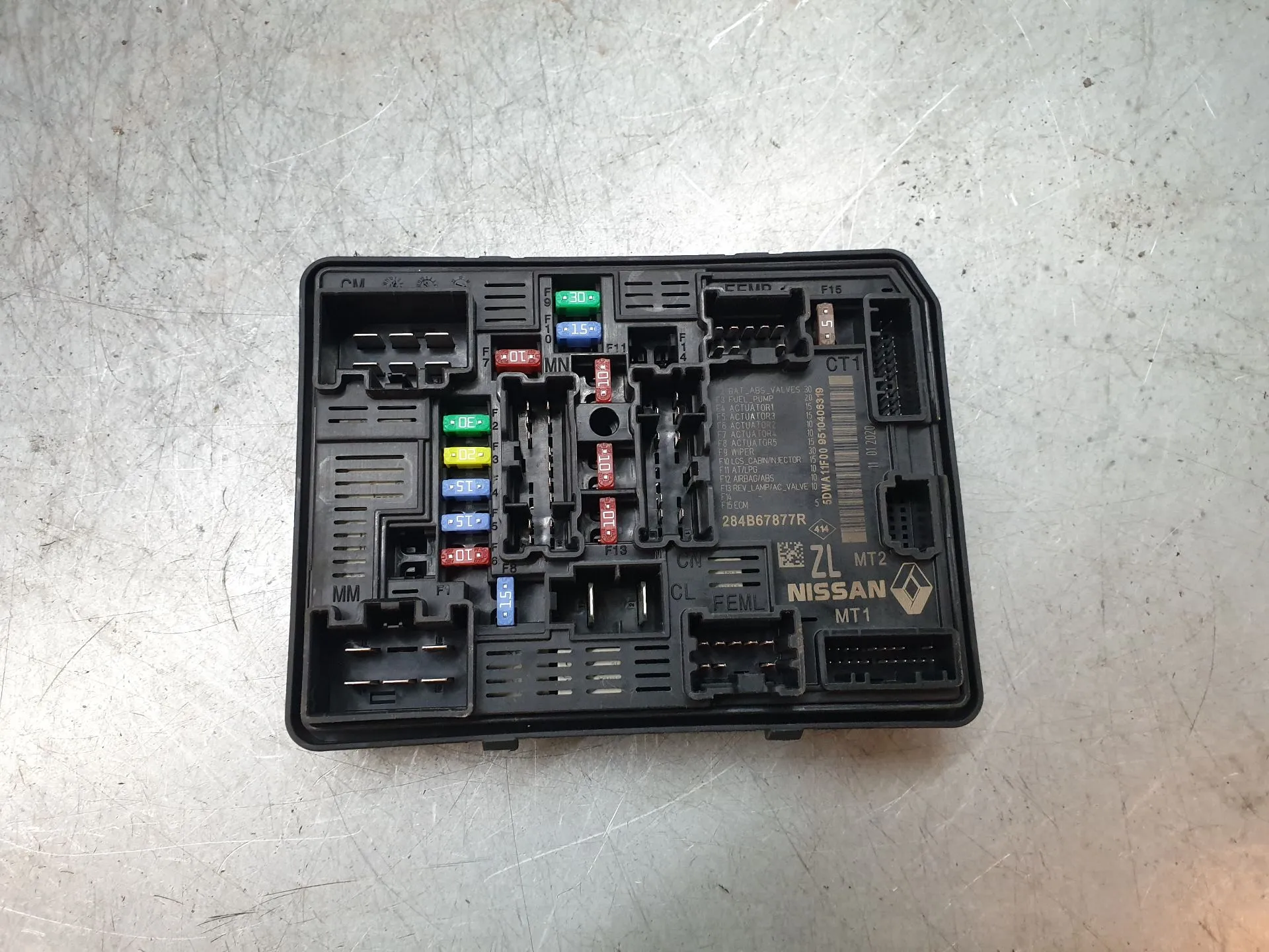 Caja fusibles / SAM / BSI RENAULT Zoe (BFM_)