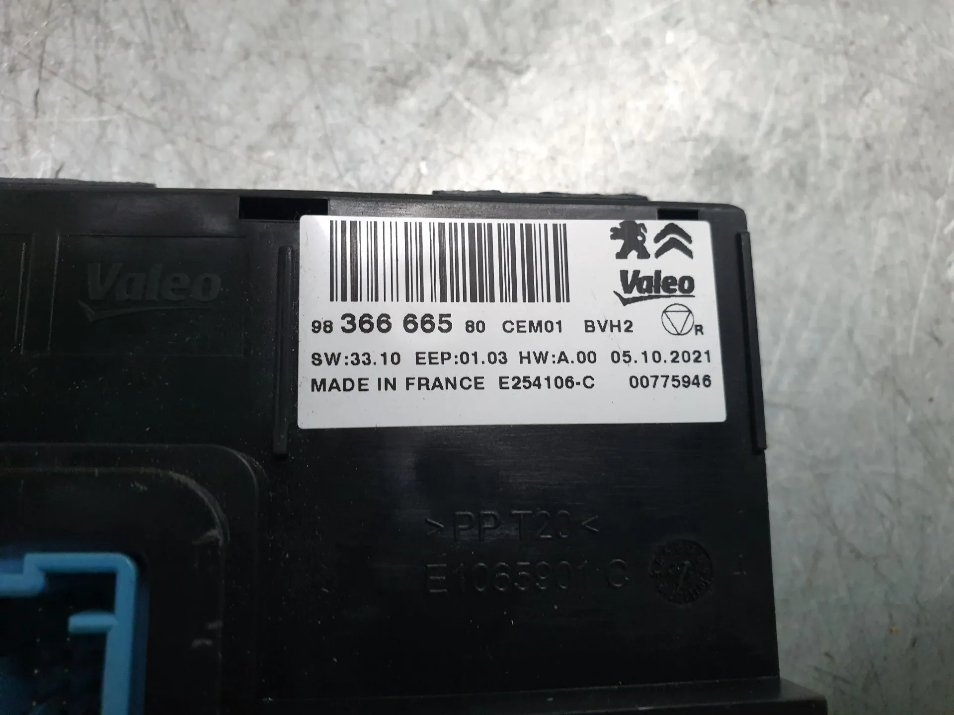 Comfort Unit Module CITROËN C3 III (SX) Imagem-2