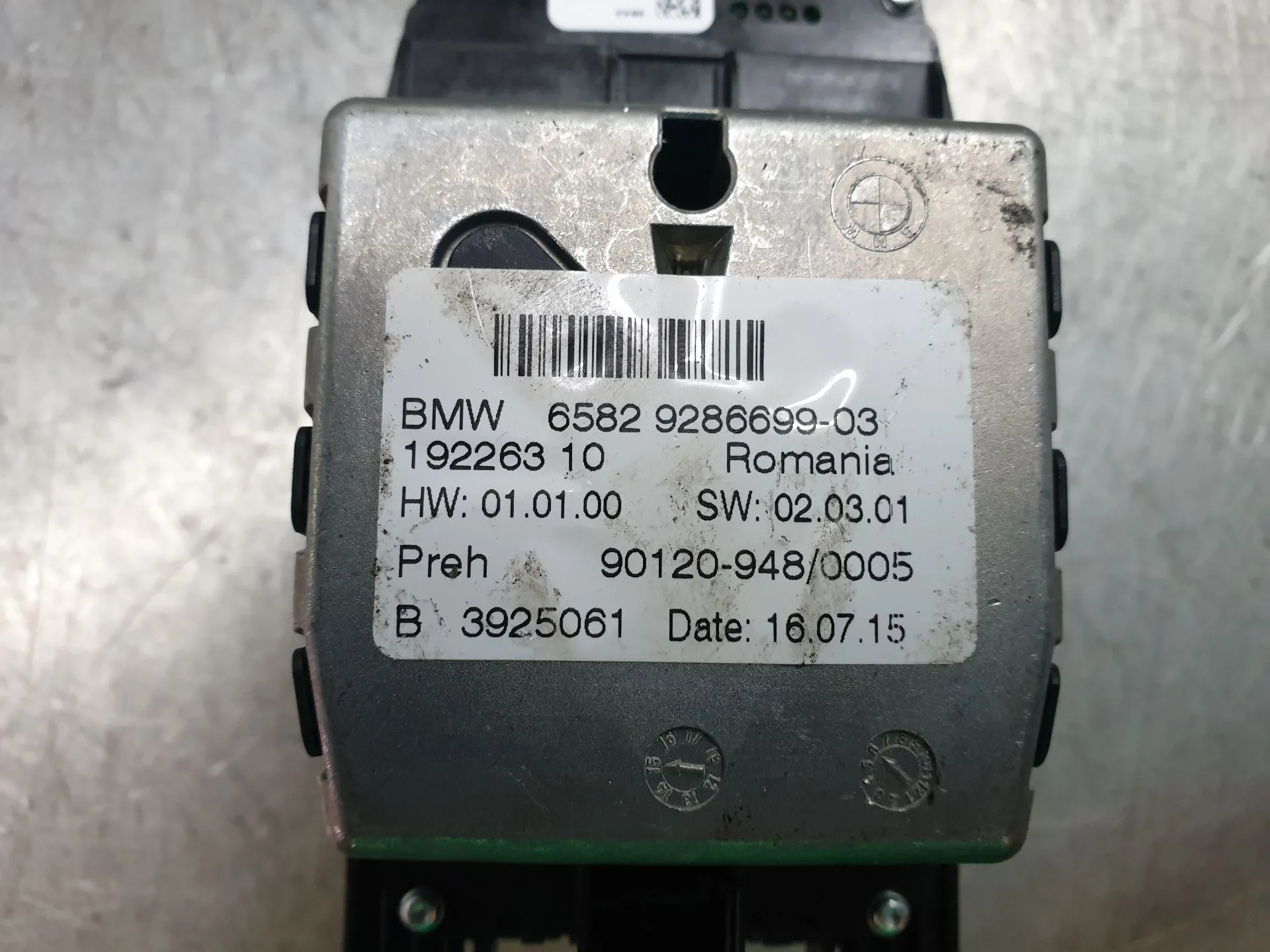 Comando / botão / interruptor multifunções BMW 1 (F21) Imagem-2