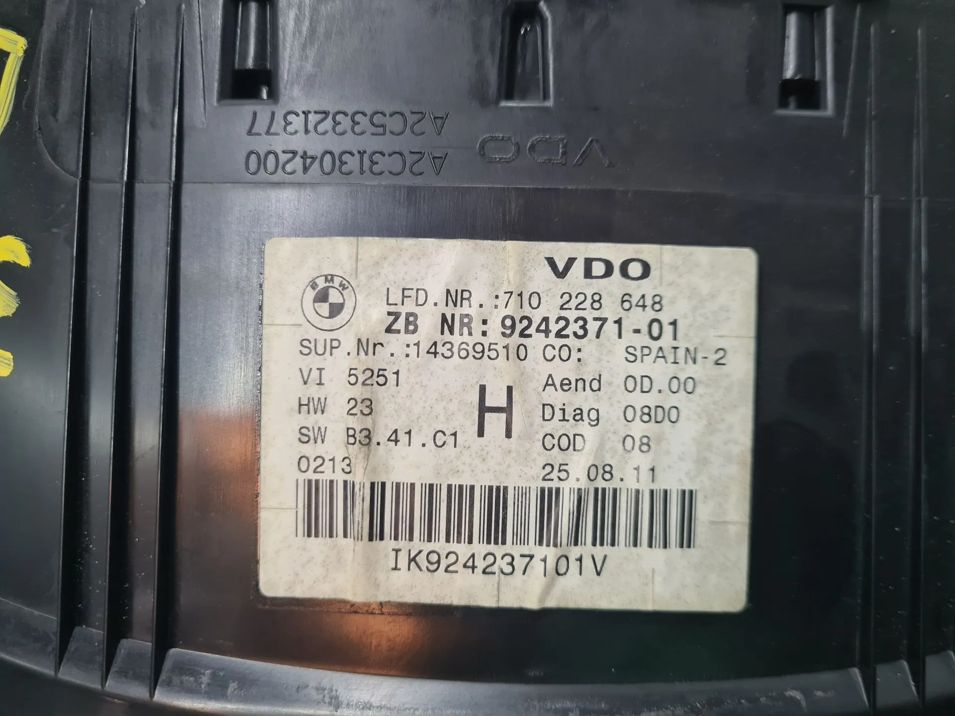 Quadro strumenti / Pannello strumenti BMW X1 (E84) Imagem-7