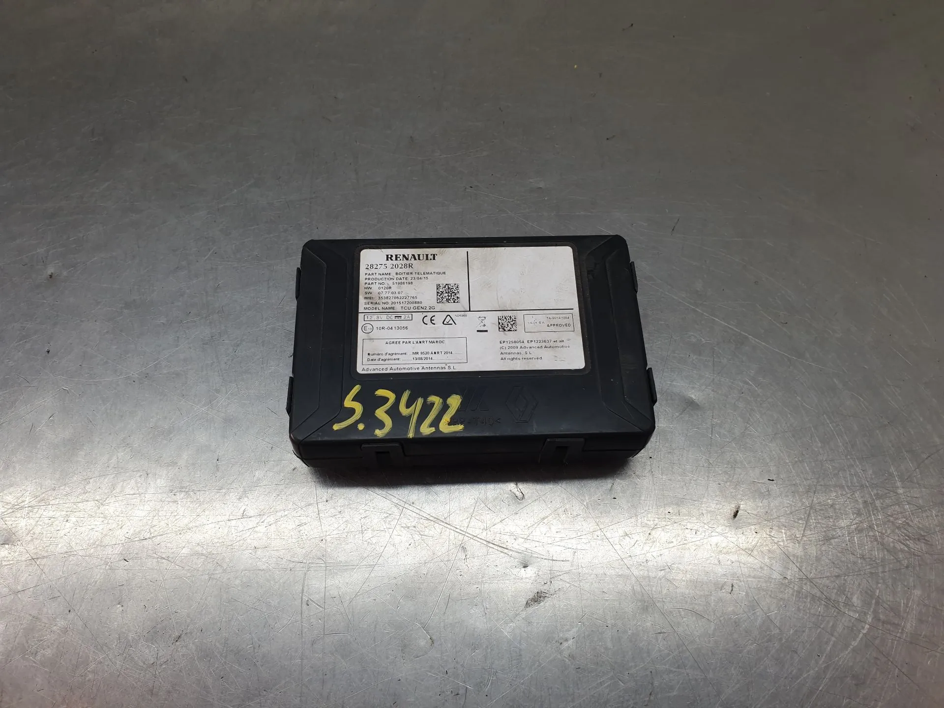 Module générique RENAULT Megane III Grandtour (KZ0/1)