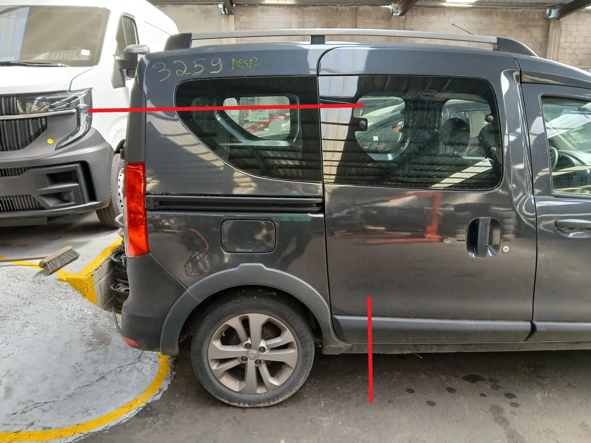 Right rear quarter panel DACIA Dokker (0S_)