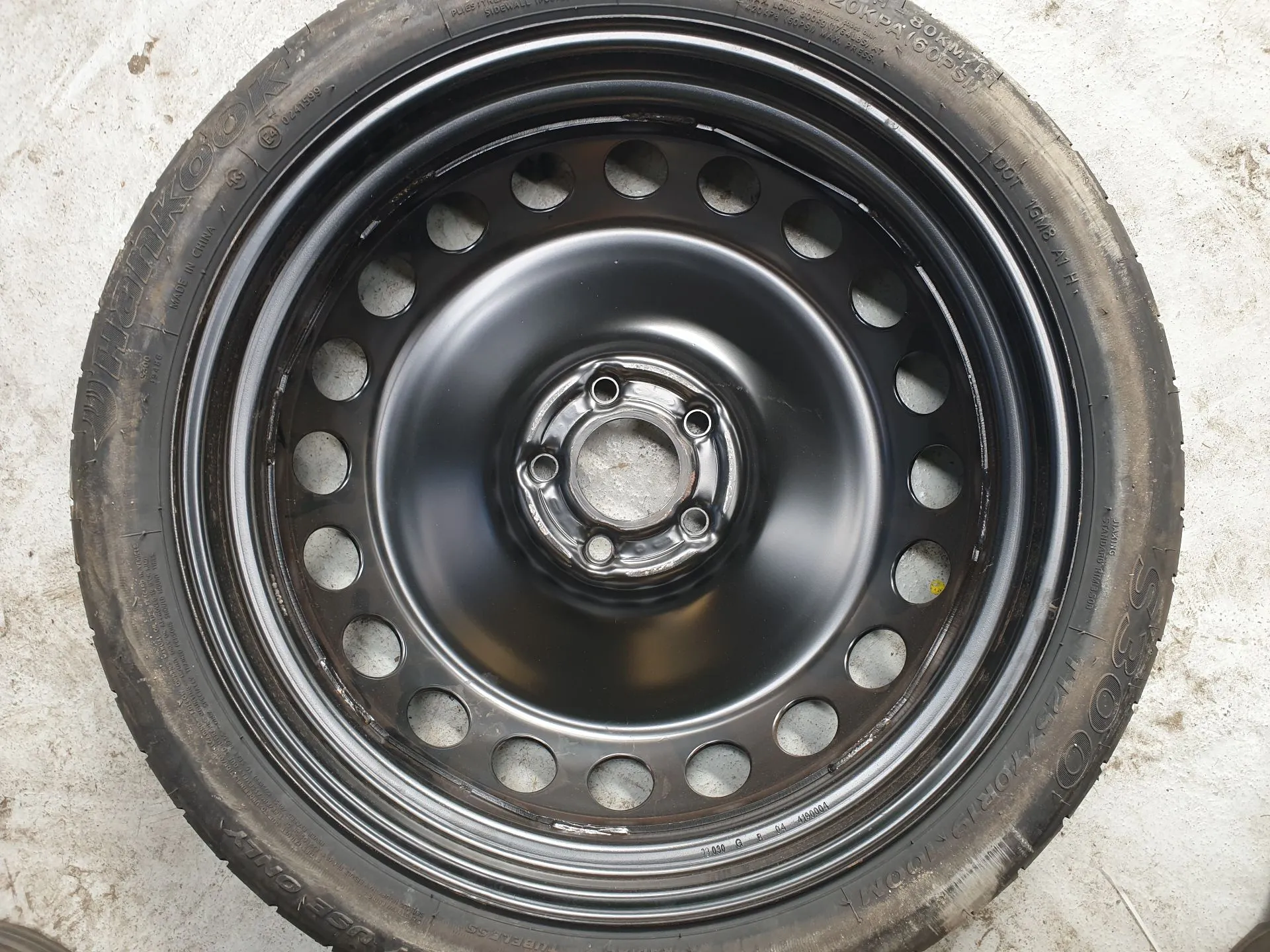 Pneu suplente AUDI A4 Avant (8K5, B8) Imagem-4
