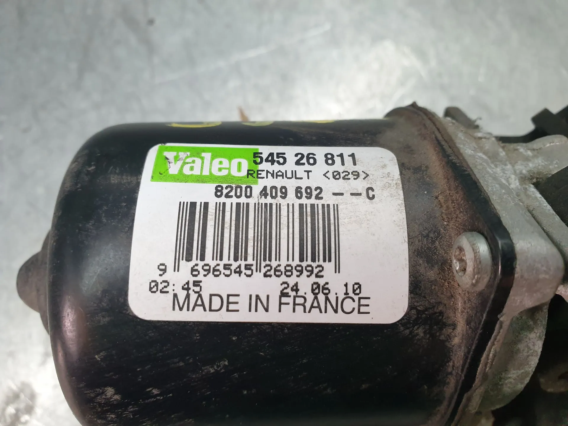 Motor limpa vidros frente RENAULT Kangoo Express (FW0/1_) Imagem-4