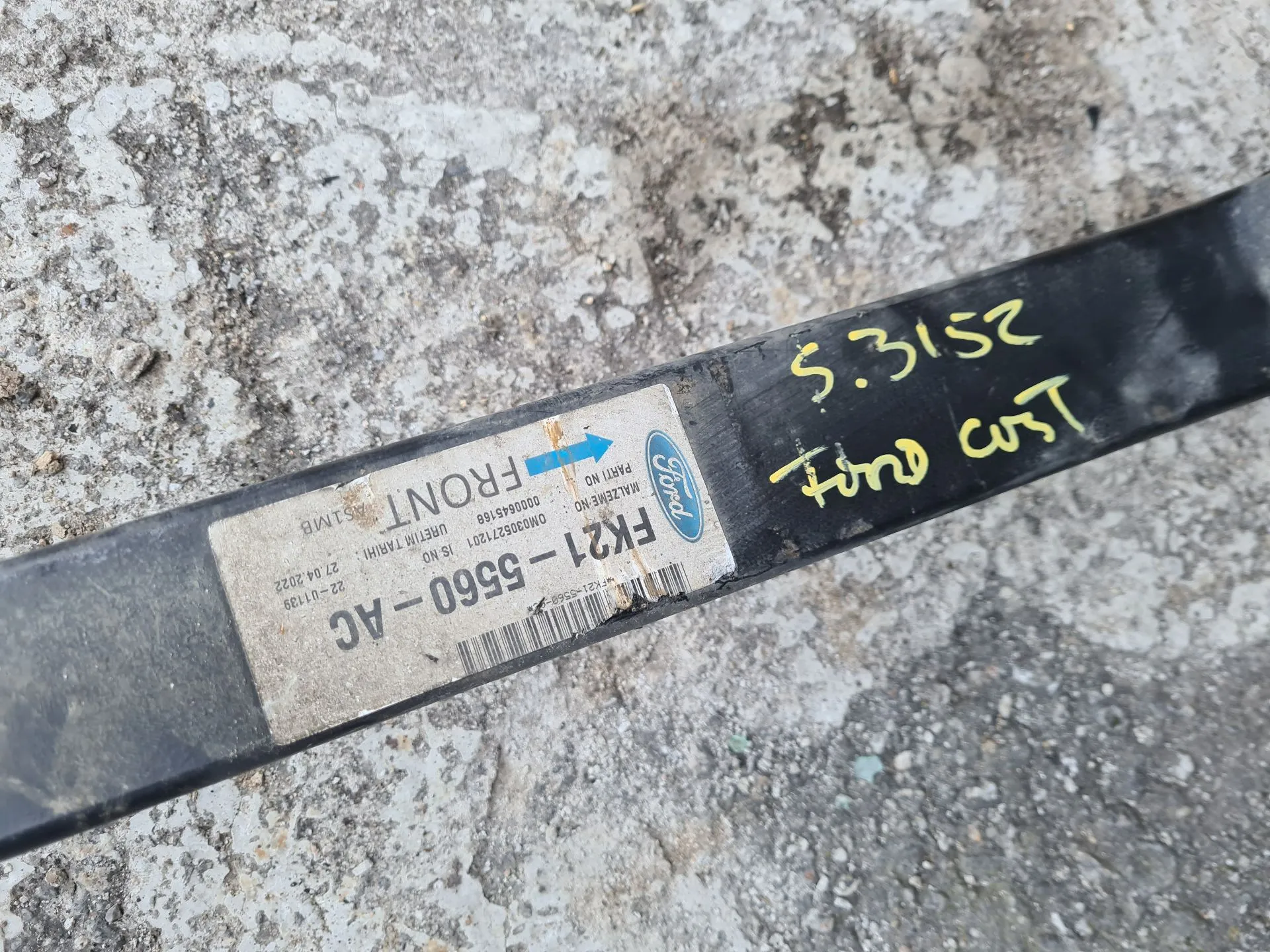 Molla sospensione posteriore destra FORD Transit Custom Imagem-1