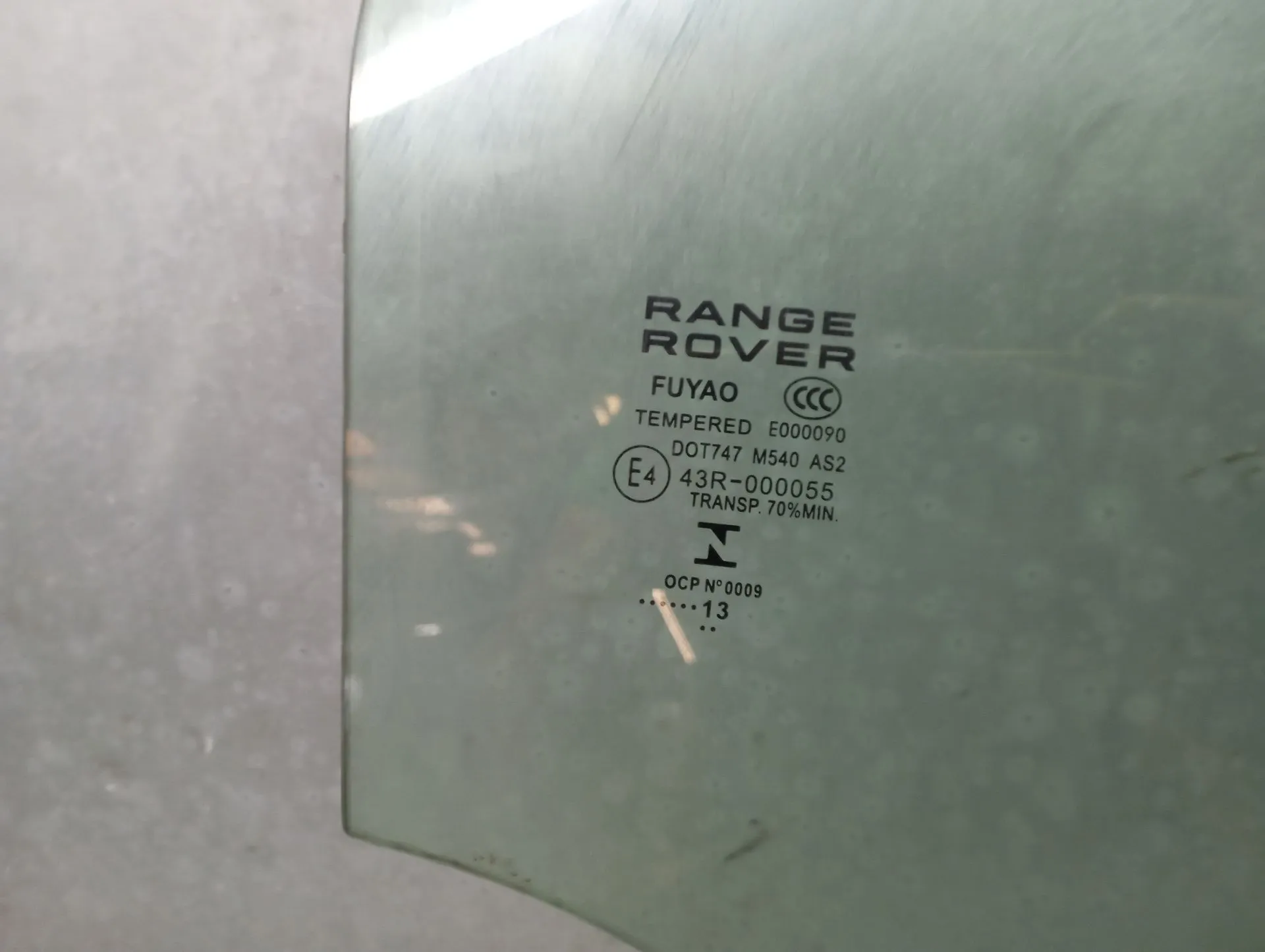 Right rear door glass LAND ROVER Range Rover Evoque (L538) Imagem-1