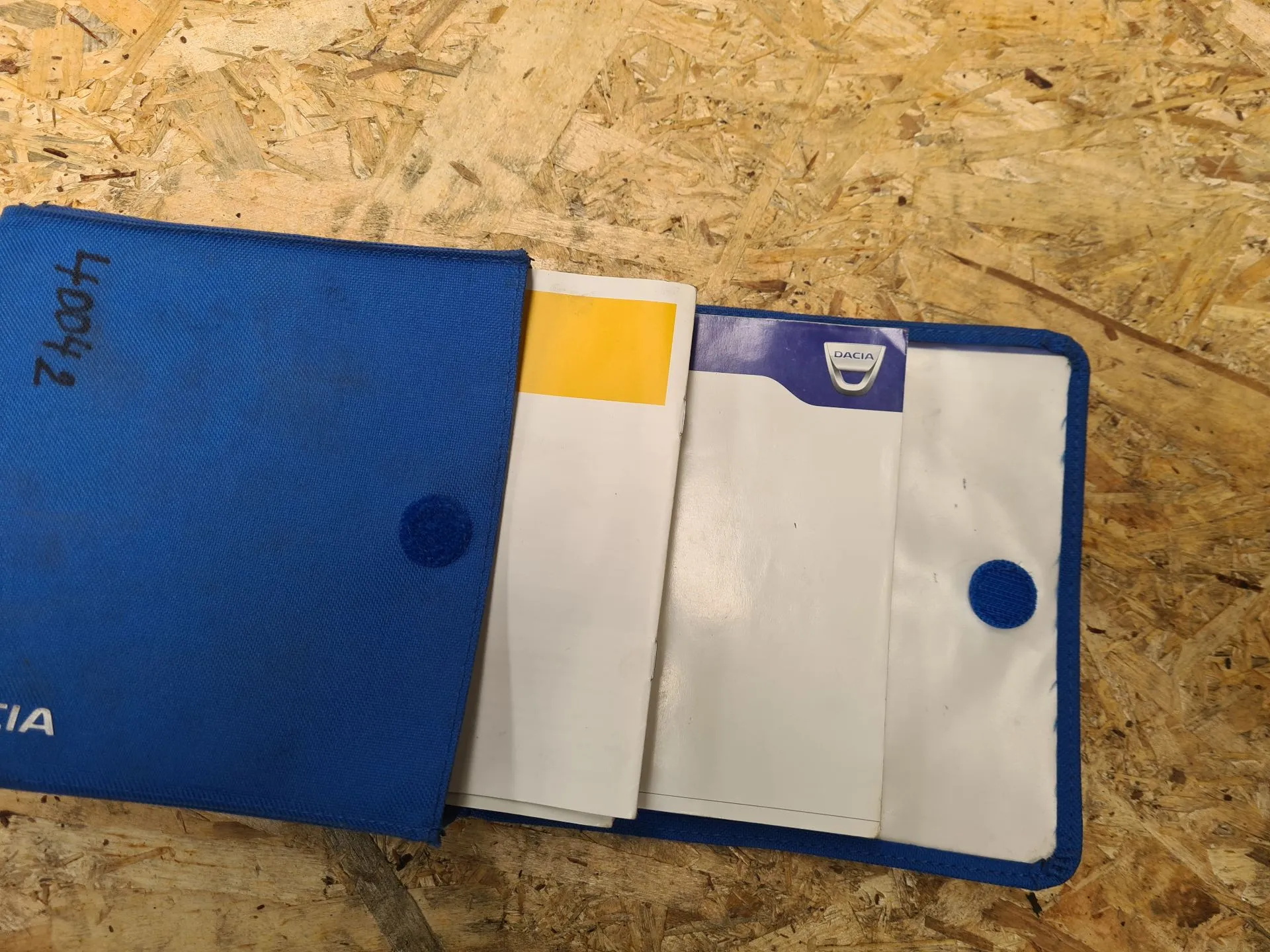 Borsa con manuale dell’utente del veicolo DACIA Dokker (0S_)