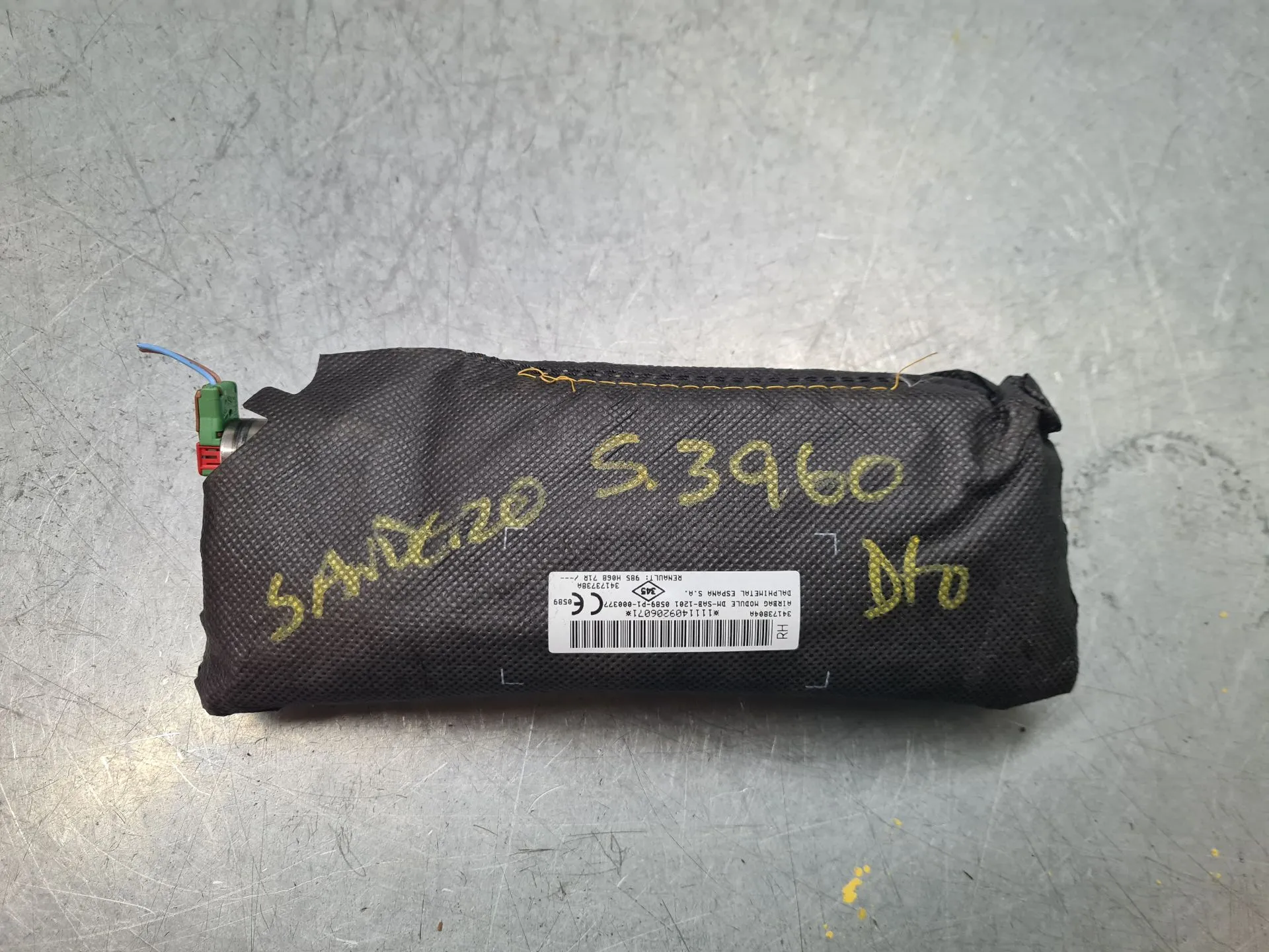 Right Seat Airbag DACIA Sandero II (5S_)