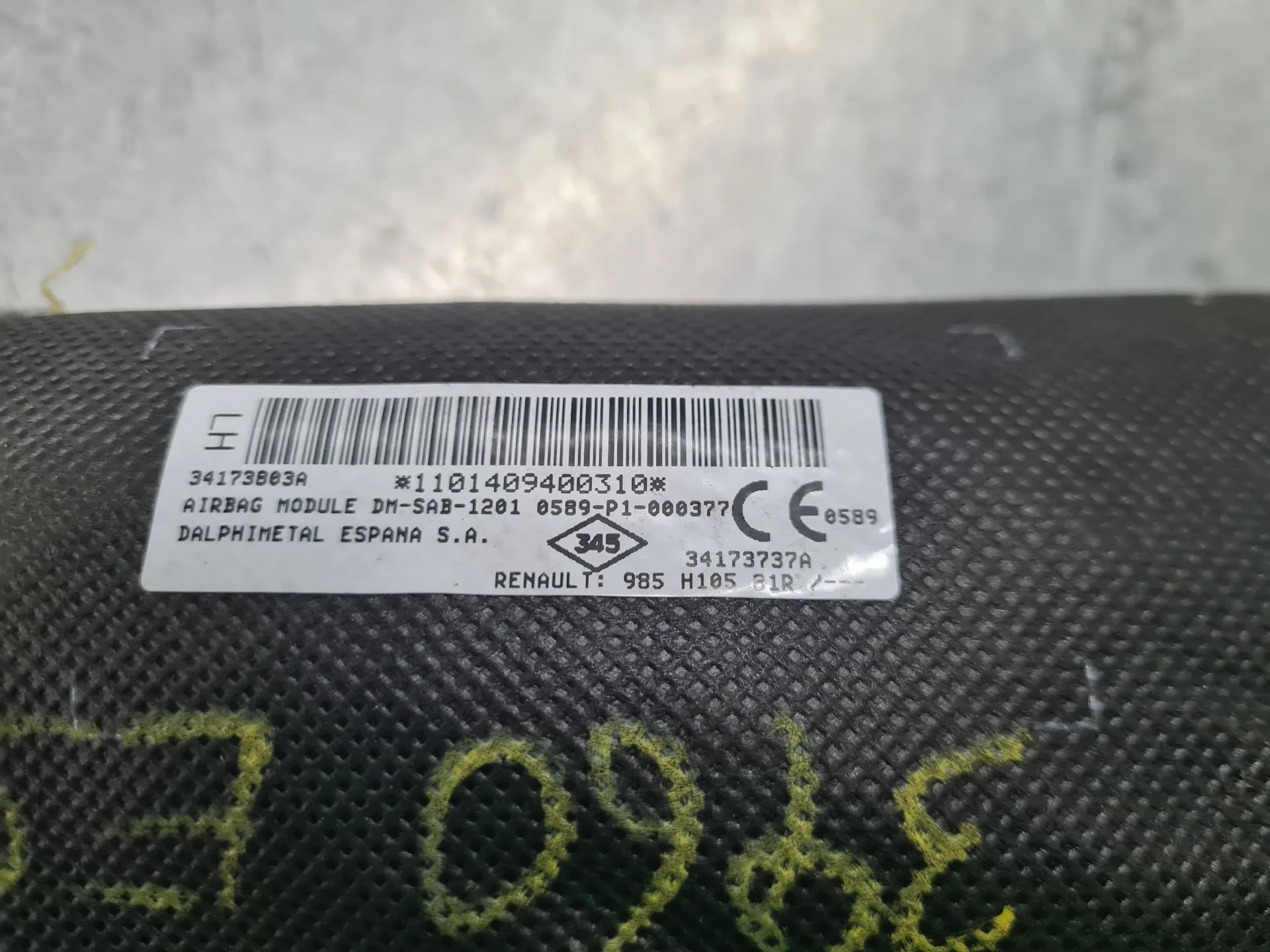 Airbag Guache DACIA Sandero II (5S_) Imagem-3